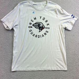 New York NY Guardians XFL UFL Football Soft T-Shirt Unisex 2XL‎ Gray Lightweight